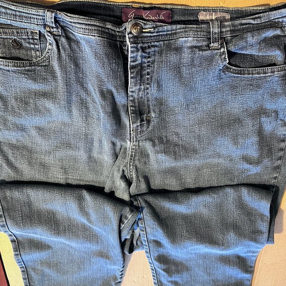 Gloria Vanderbilt Amanda Style 22W Straight Medium Wash - Picture 1 of 2